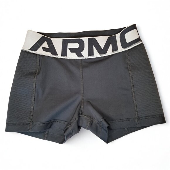 Under Armour UA Utility Girls Slider Softball Compression Shorts Black Size Med - Picture 7 of 11